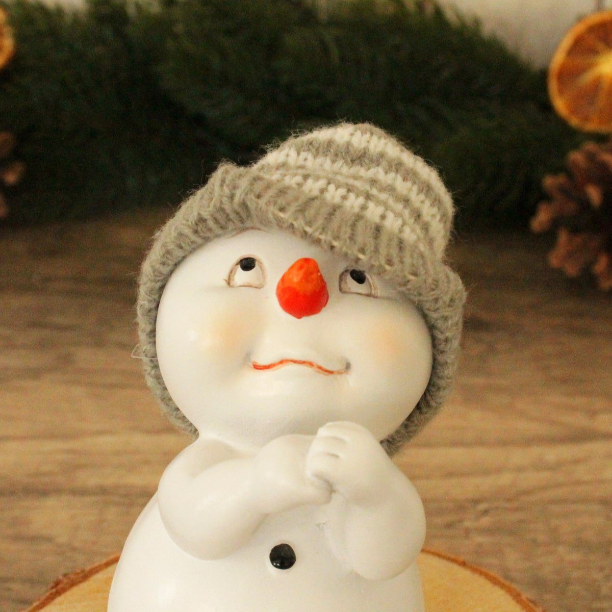 matches21 HOME & HOBBY Dekofigur Schneemann Set Kunststoff je 6x6x11 cm (4 St)