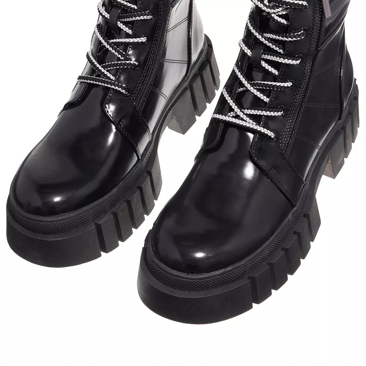 STEVEN MADDEN Stiefeletten schwarz Schnürstiefel