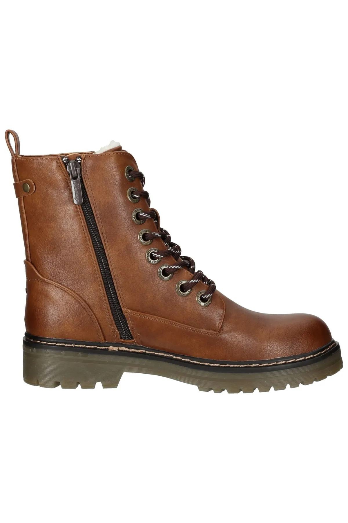 Mustang  Stiefelette - Braun - Blockabsatz