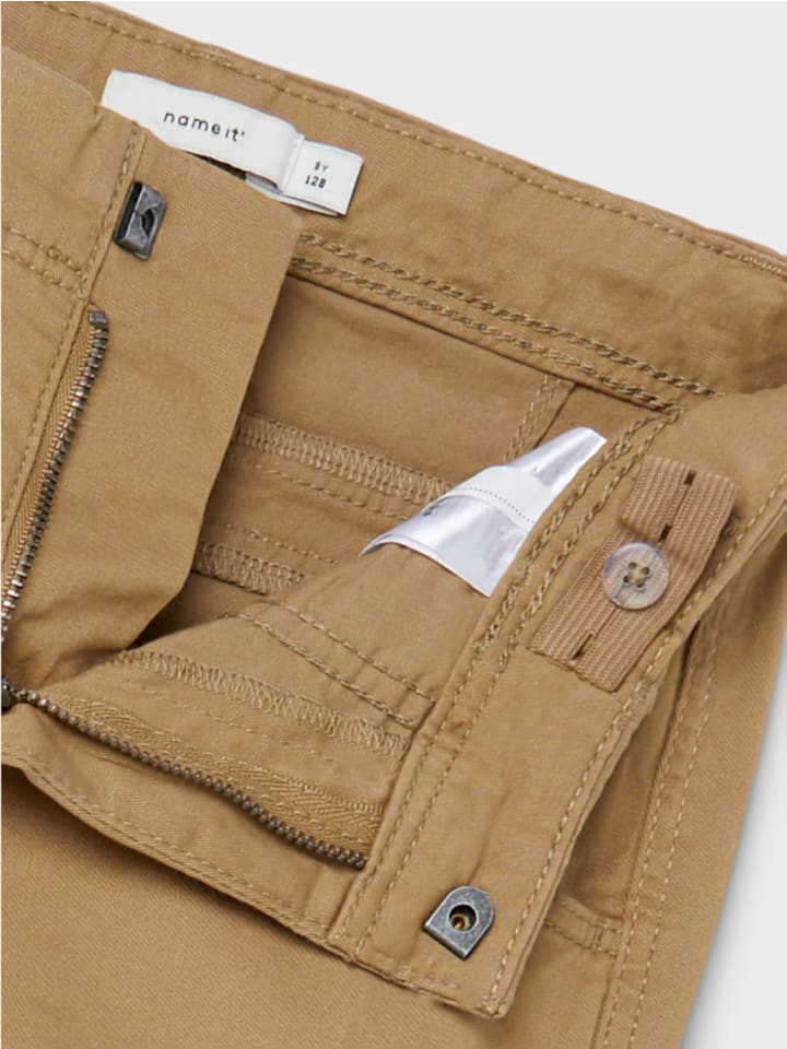 name it Cargo Hose für Jungen Jogger Chino Freizeithose NKMRYAN in Hellbraun günstig kaufen
