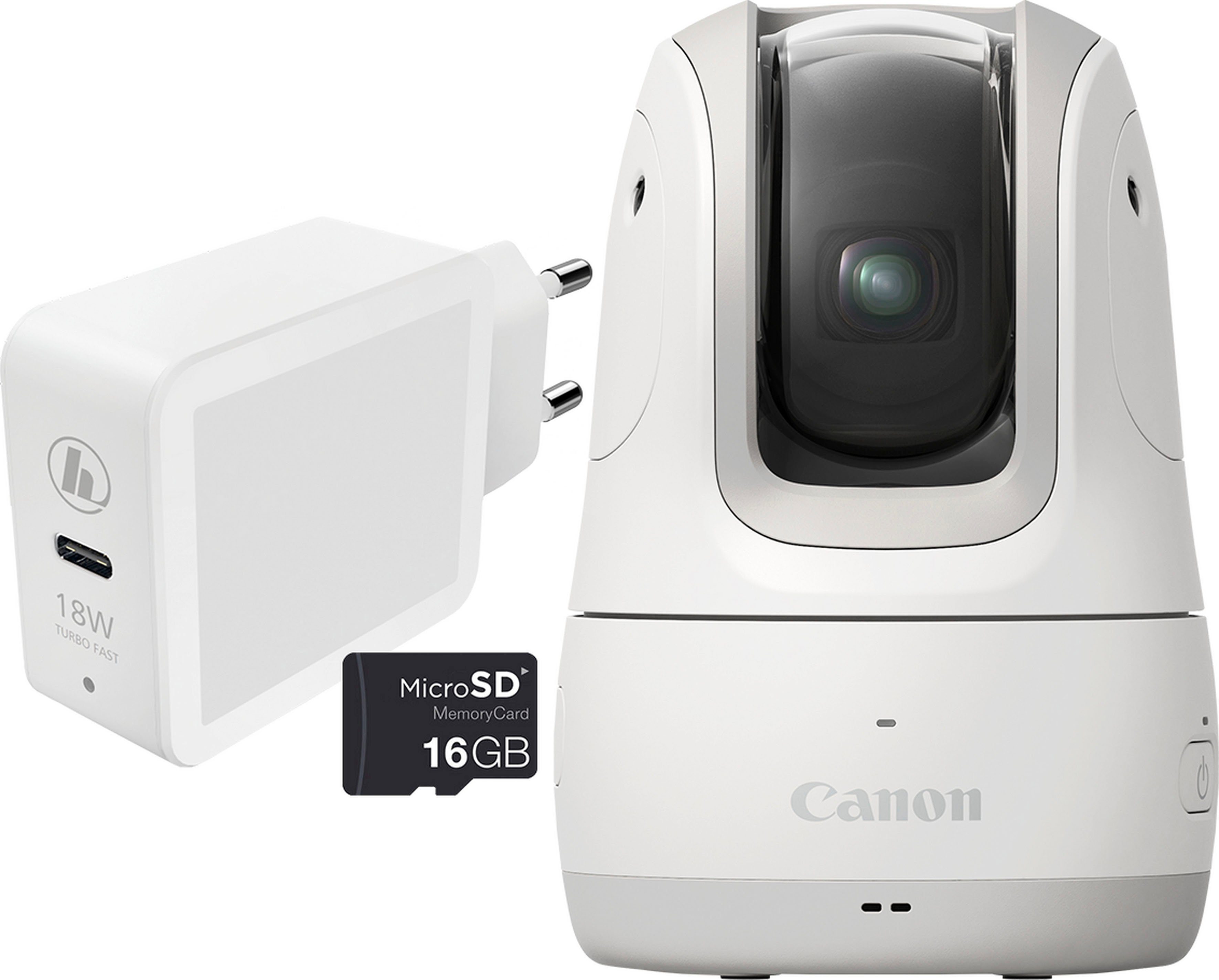 Canon PowerShot PX Basis-Kit Systemkamera (Schwenk- und neigbares Zoomobjektiv, 11,7 MP, 3x opt. Zoom, Bluetooth, WLAN)