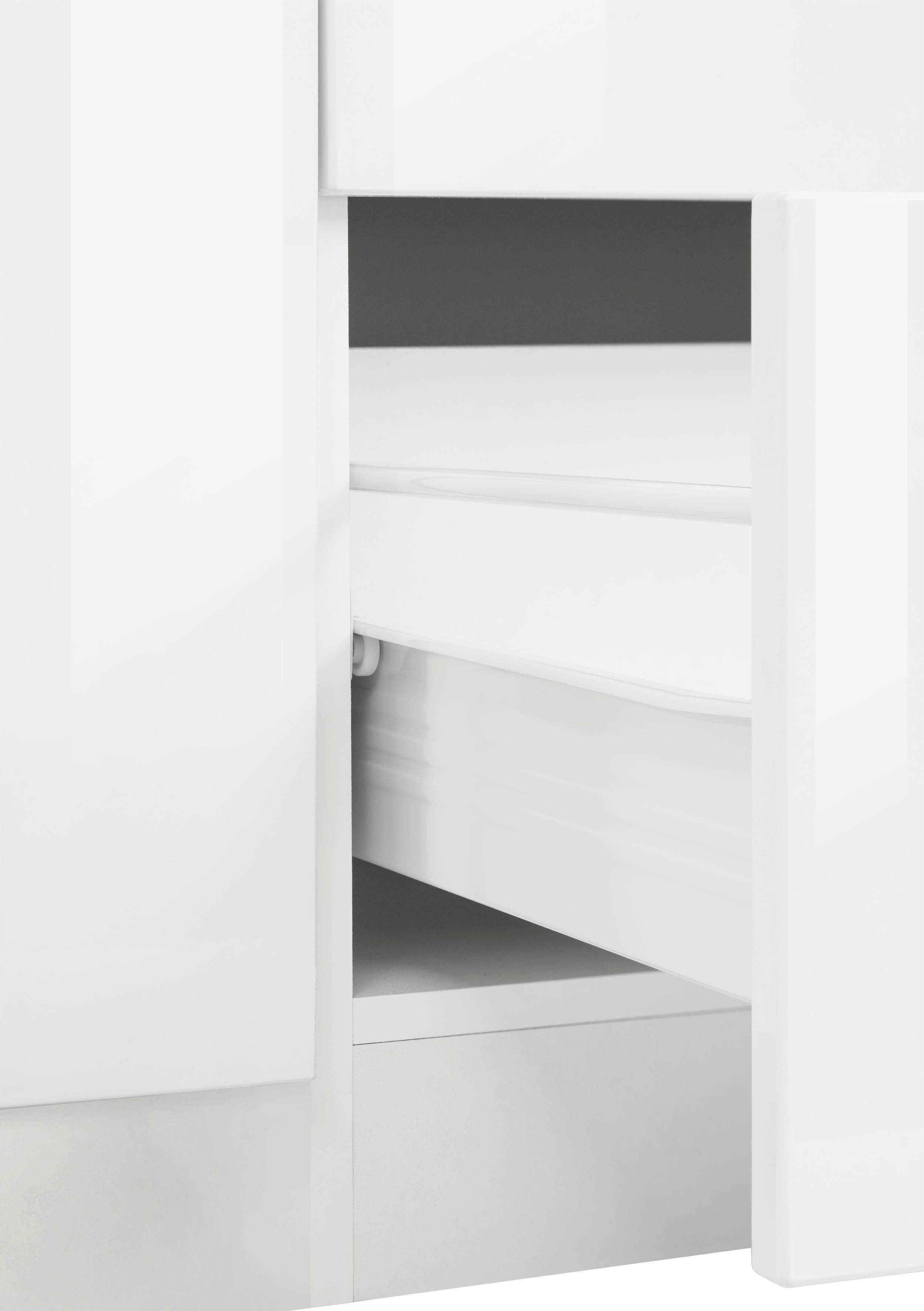 HELD MÖBEL Küchenzeile Trier, mit E-Geräten, Breite 390 cm
