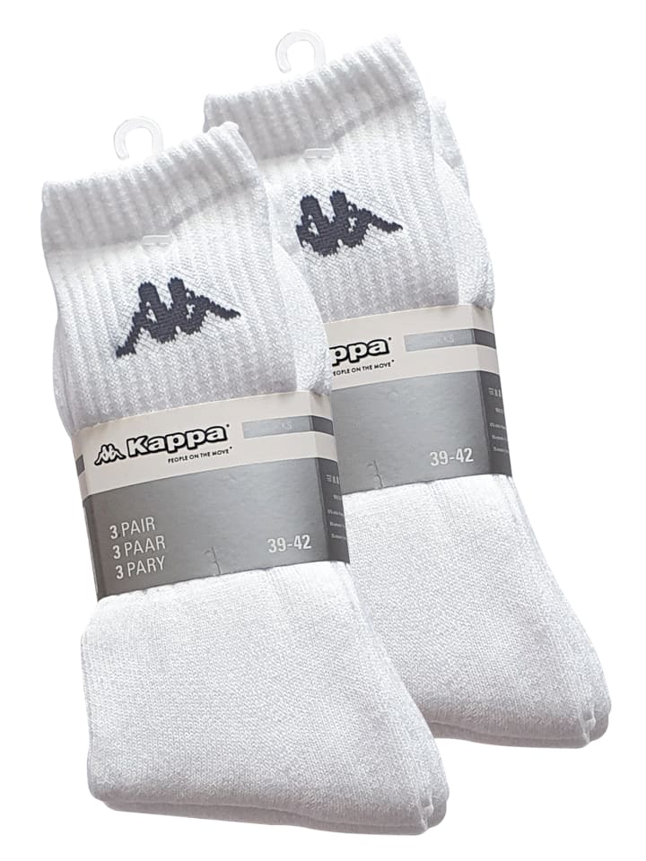 Kappa Sportsocken, Tennissocken 6 Paar in weiß günstig kaufen