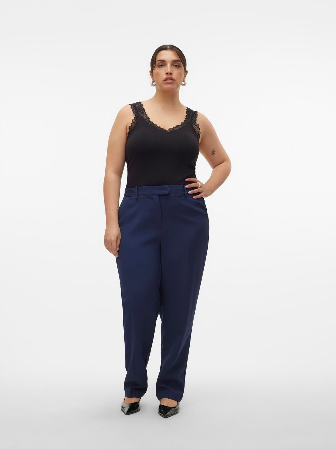 VMCKAIA Hohe Taille Hose