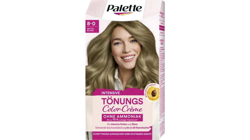 POLY PALETTE Intensive Tönungs Color-Crème 115 ml 8-0 - Mittelblond