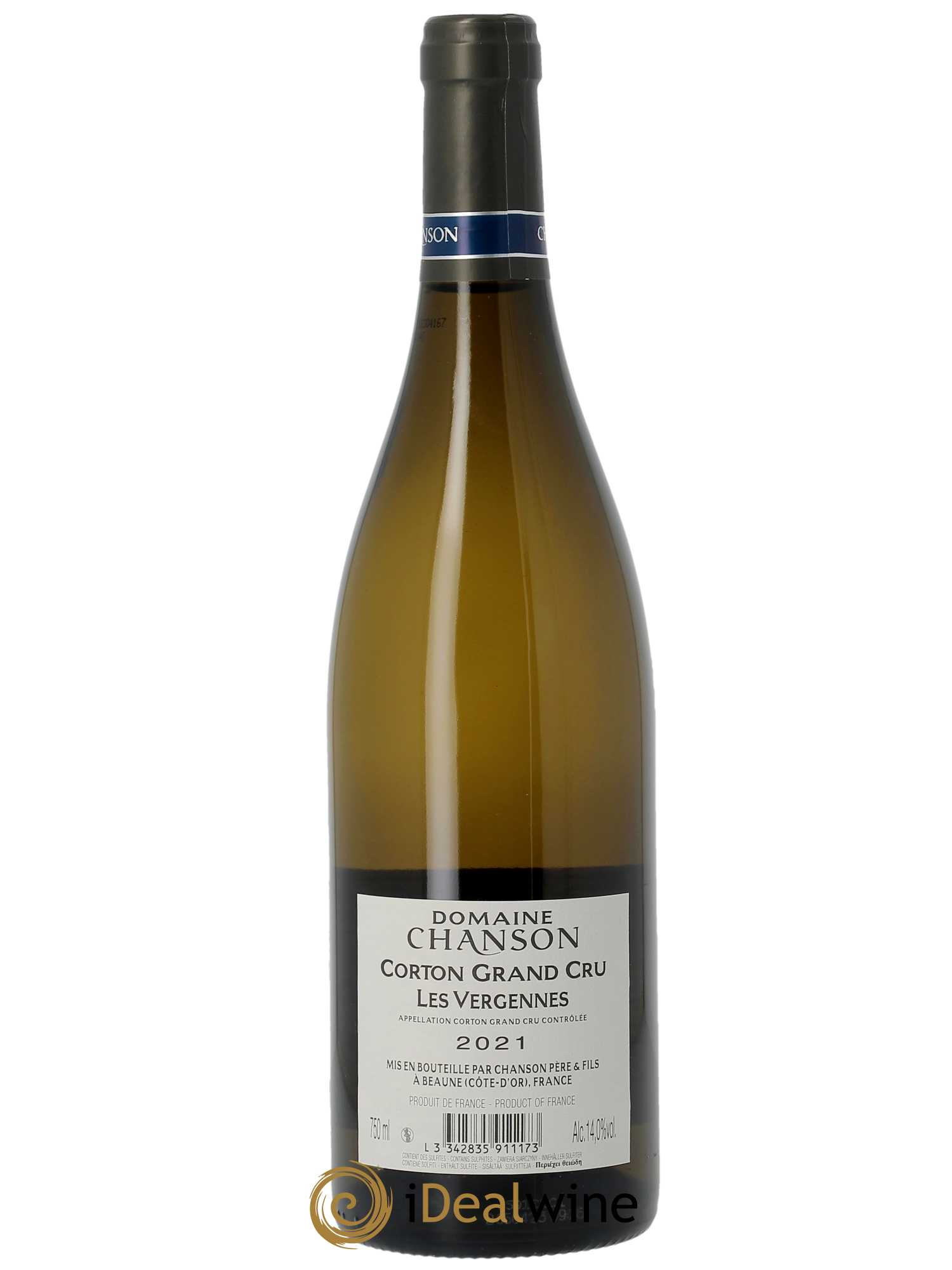 Corton-Vergennes Grand Cru Chanson  2021 - Lot de 1 Bouteille