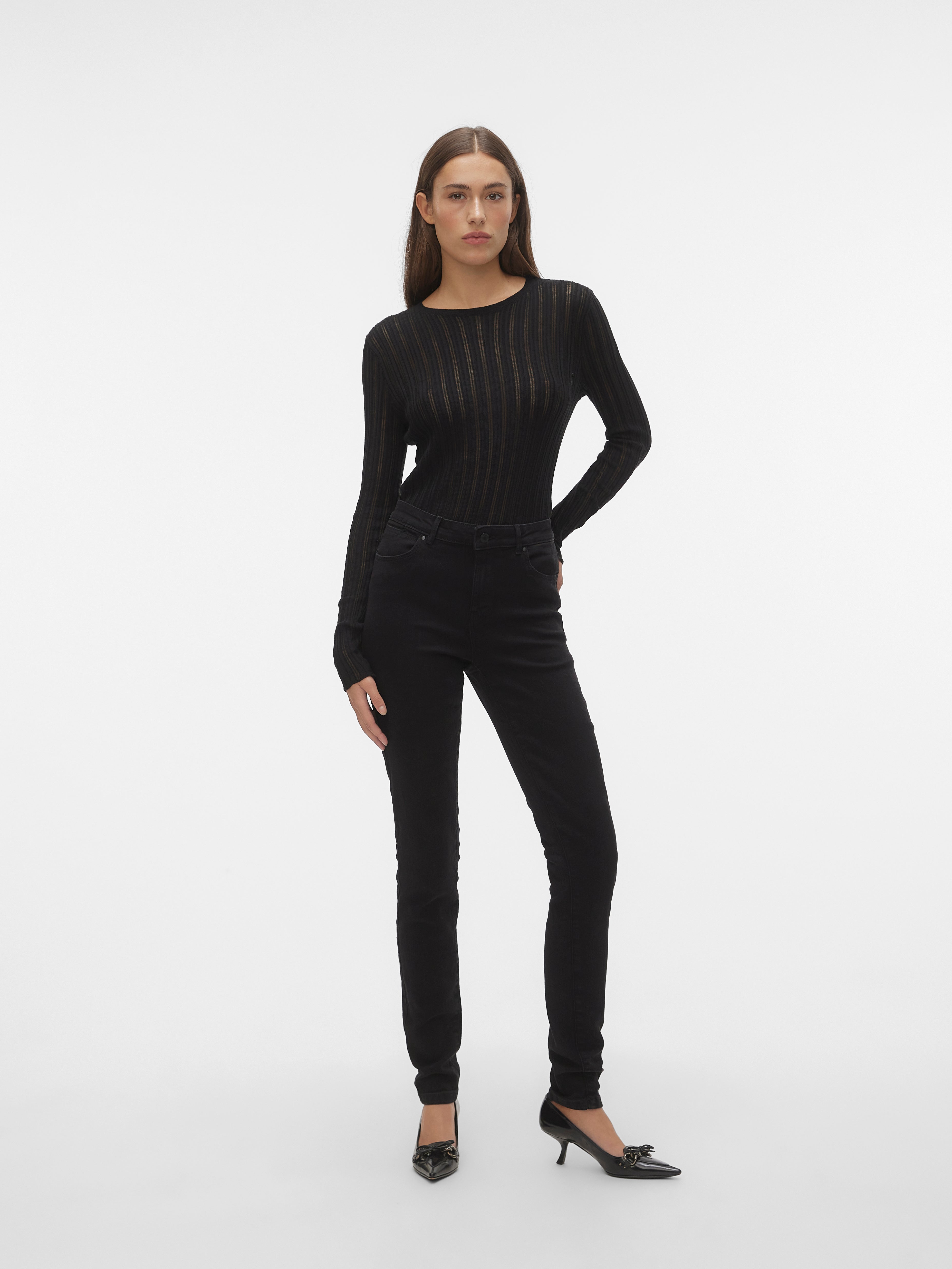 VMJUNE Mid Rise Slim Fit Jeans