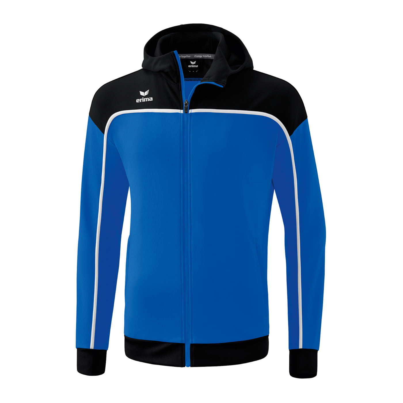 Erima Change by Kapuzenjacke Kids Blau Schwarz