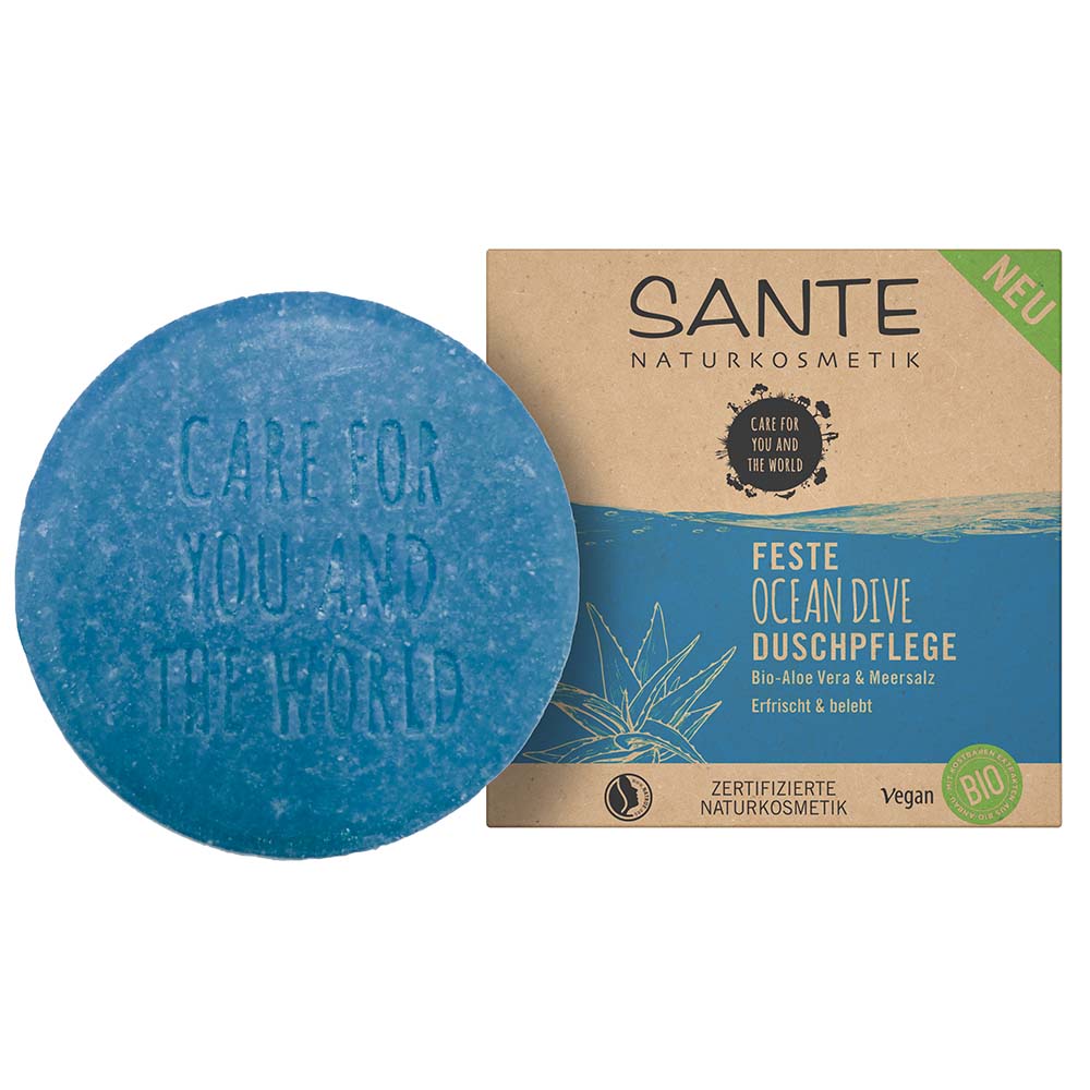 SANTE Feste Duschpflege Ocean Dive 80 g