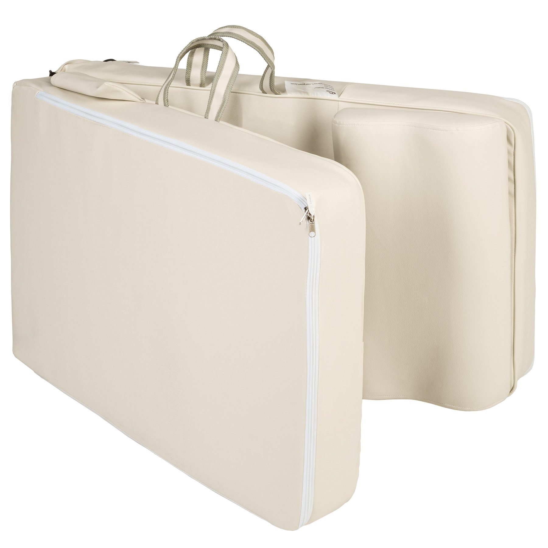 tectake Akupressurmatte Shiatsu-Massagematratze mit Jadestein-Wärmematte, beheizt