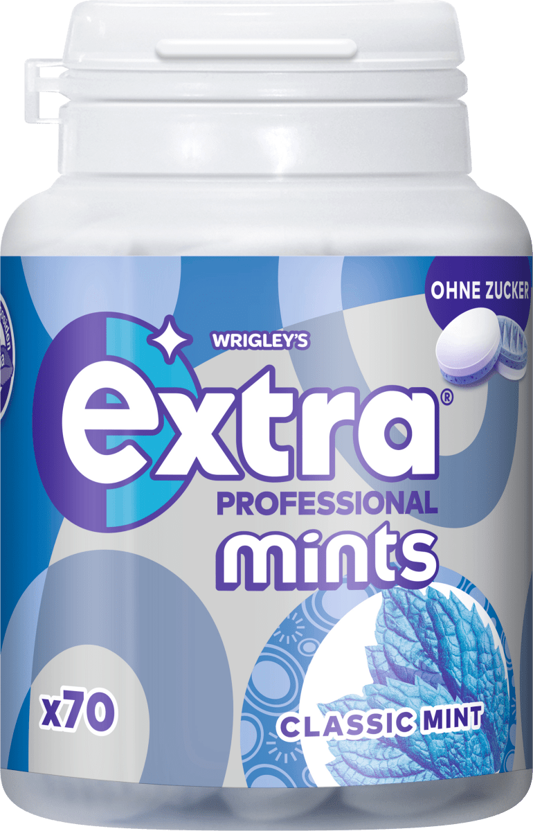 Pastillen EXTRA Professional Mints Classic, 70 St