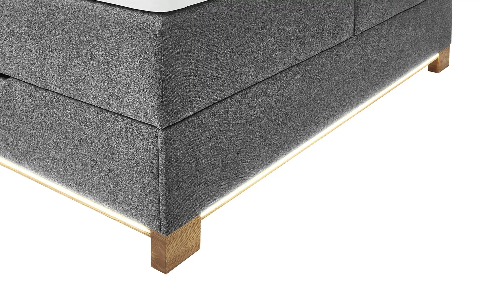 Boxspringbett USB-Anschluss & LED- Beleuchtung  Clara