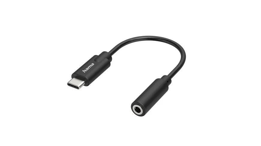 Hama Audio-Adapter, USB-C-Stecker - 3,5-mm-Klinke-Buchse, Stereo