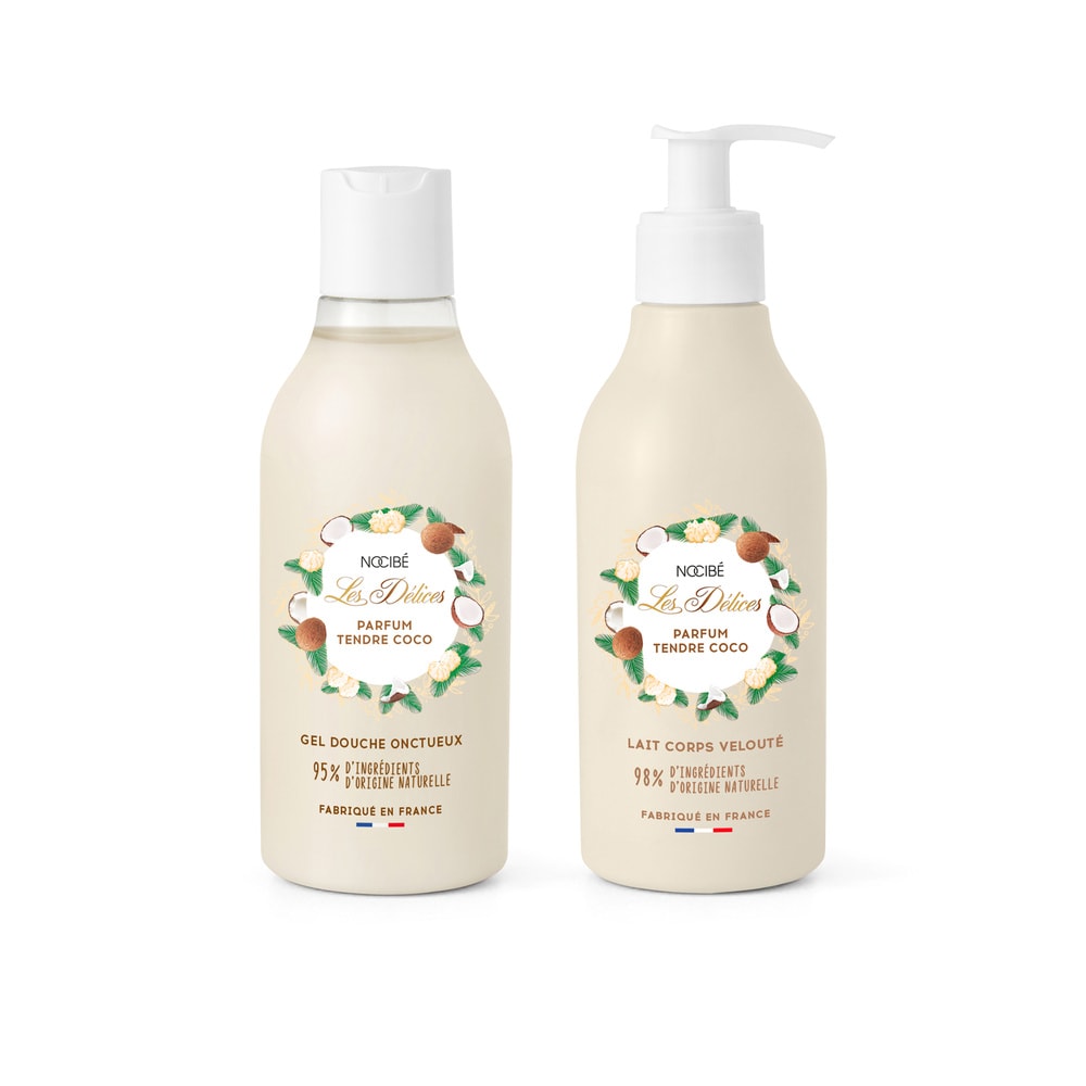 Nocibé Les Délices - Mes Secrets de Beauté Coffret bain Tendre Coco