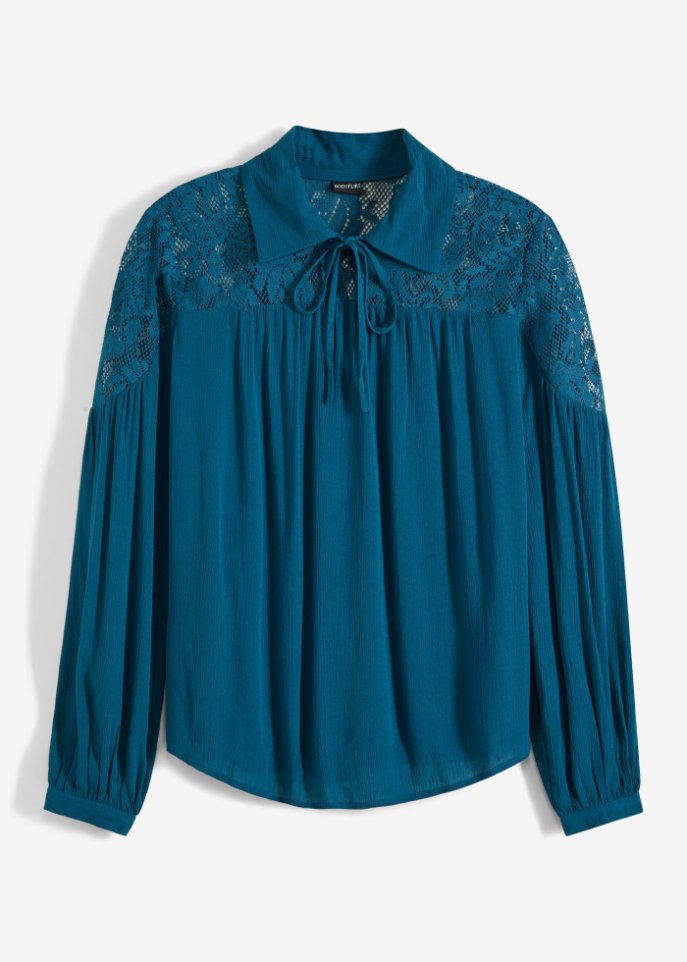 Bluse mit Spitze