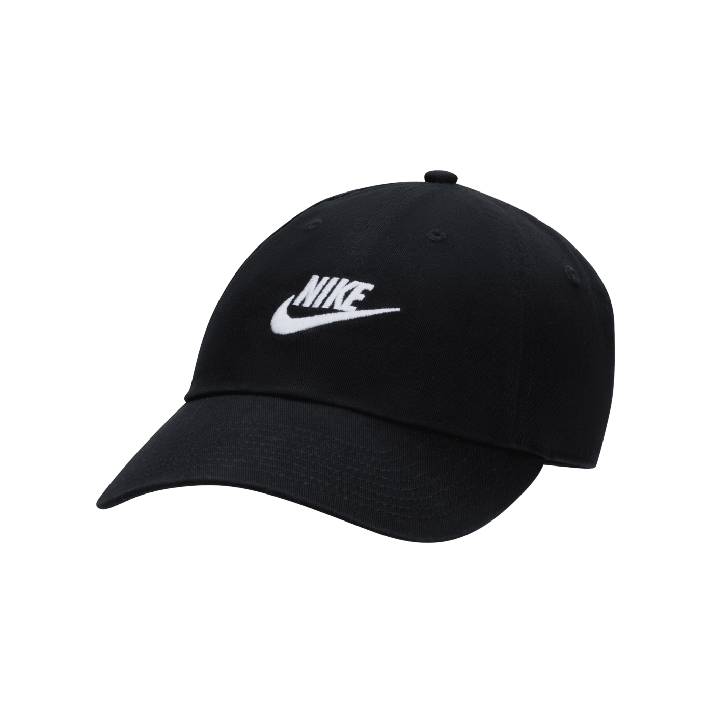 Nike Club Unstructured Futura Wash Cap Schwarz F011