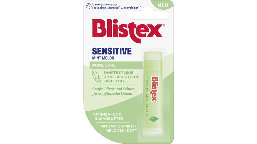 Blistex Lippenpflege Sensitive Mint Melon Pure Care 4.3 g
