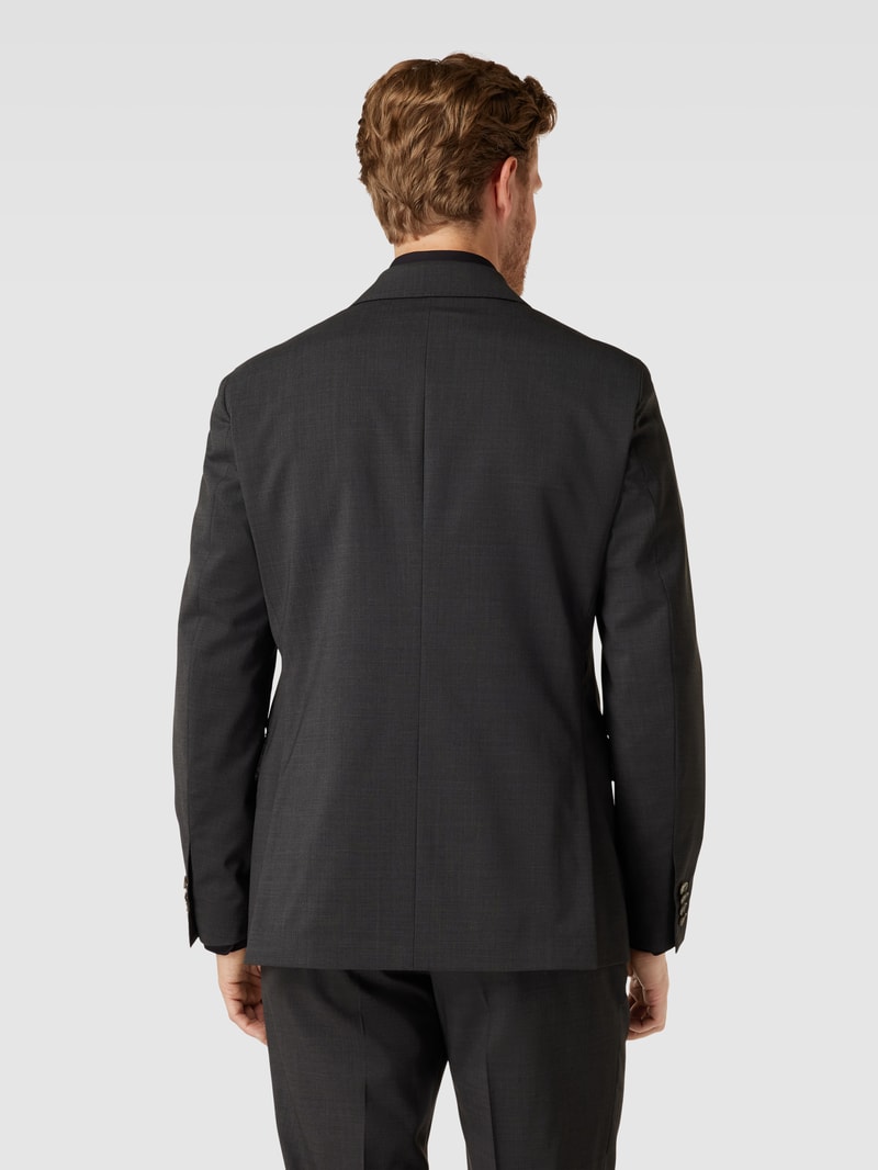 Slim Fit Anzug mit Pattentaschen in anthrazit