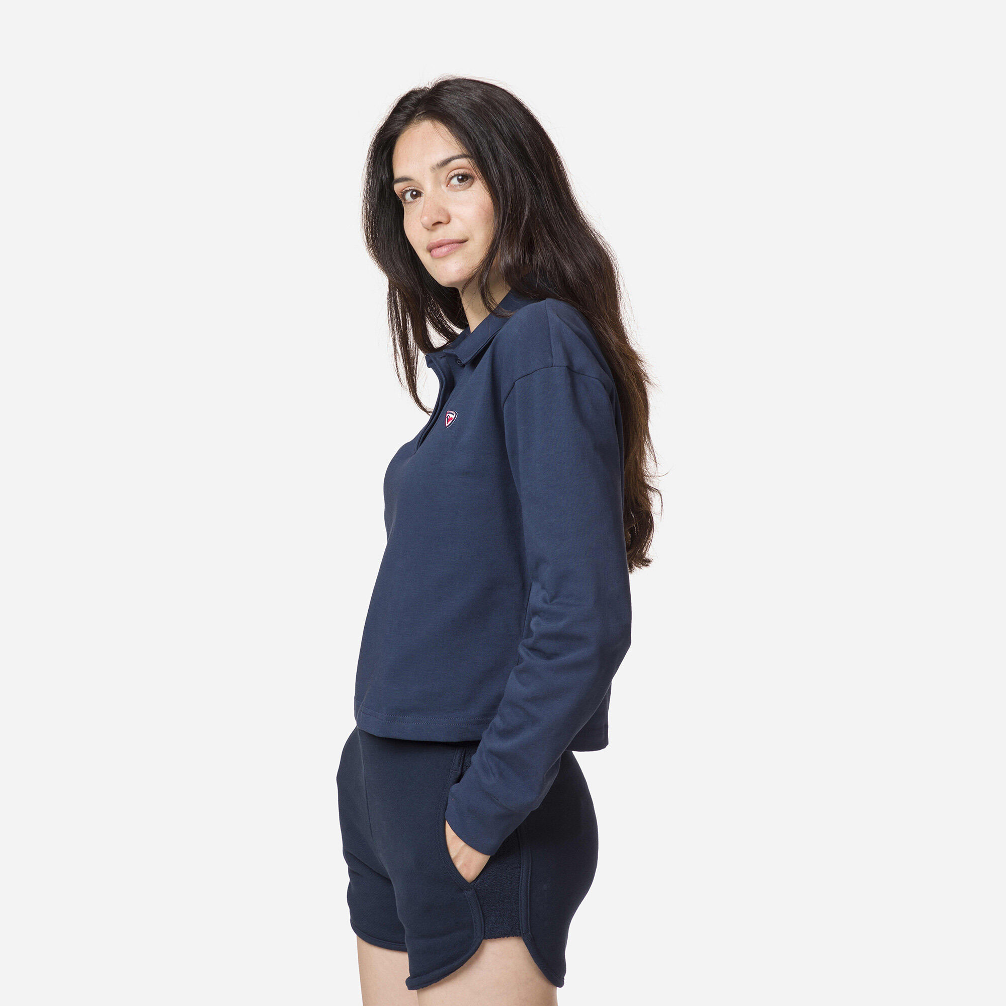 Polo court femme