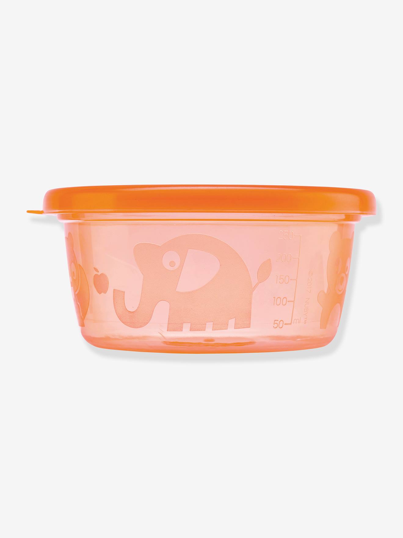 Lot de 6 pots pour encas NUBY multicolore