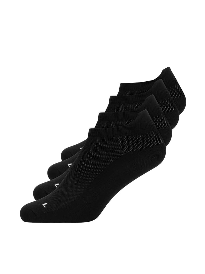 SNOCKS Laufsocken 4 Paar in Schwarz günstig kaufen