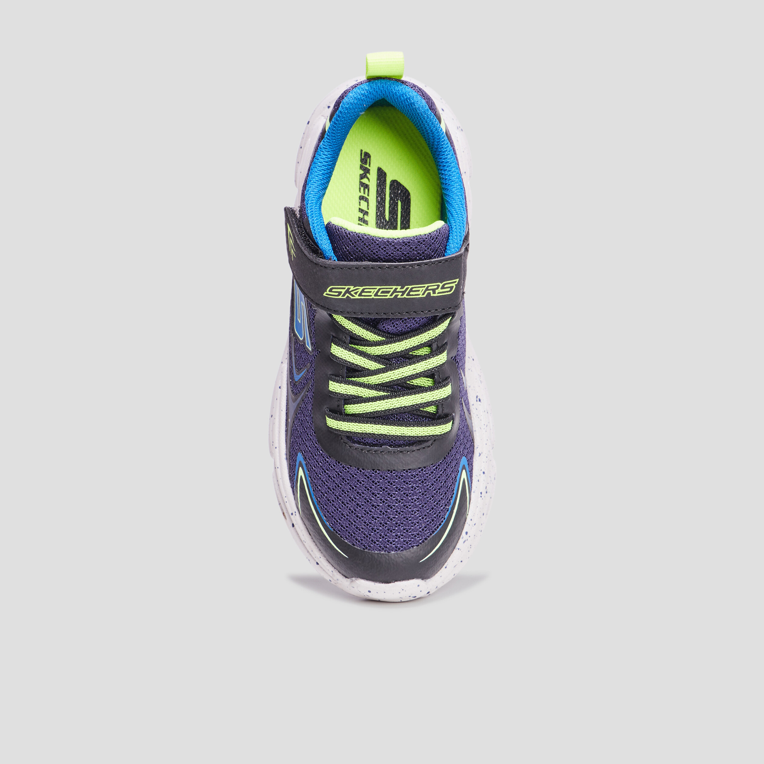 Baskets running Skechers Wavertronic bleu garçon | La Halle