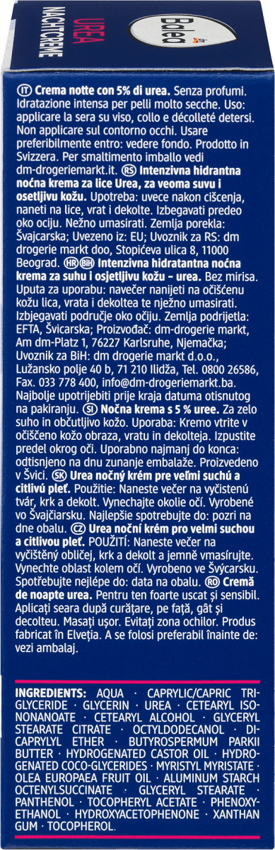 Nachtcreme 5% Urea, 50 ml