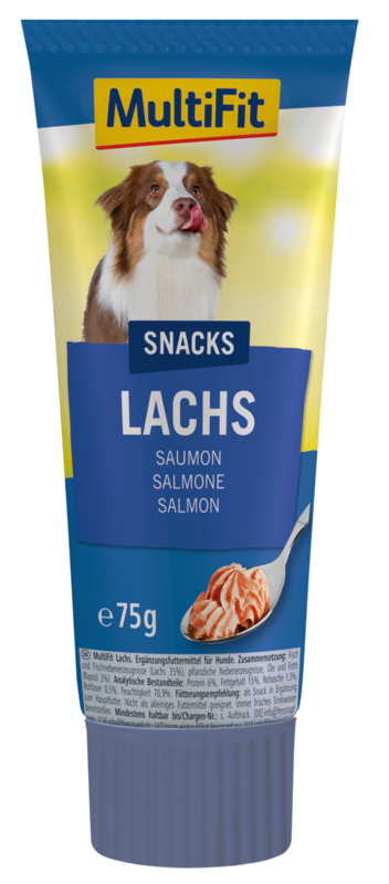 MultiFit Snacks MultiFit Lachscreme 12x75g