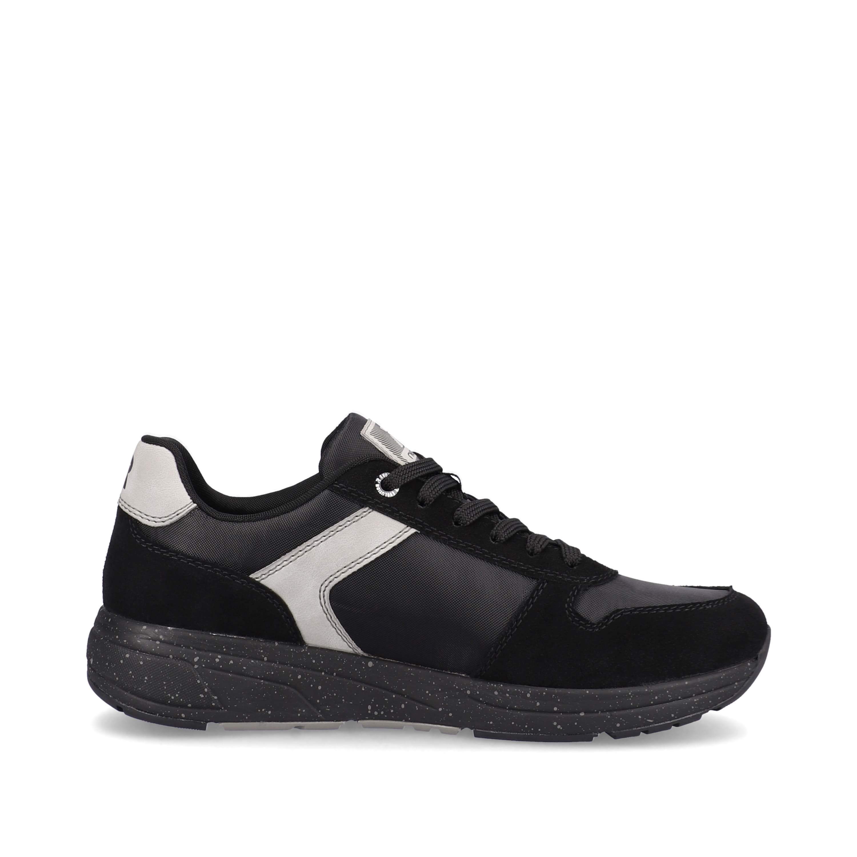 Rieker Herren Sneaker Low carbon-black silver-grey
