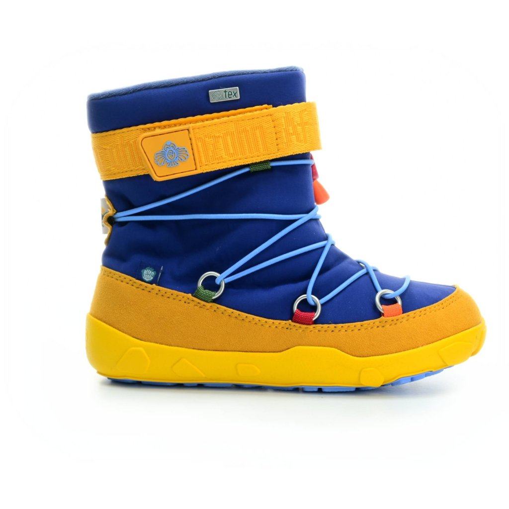 Affenzahn Schneestiefel Vegan Snowy Tukan Blau Winterbarfußschuhe