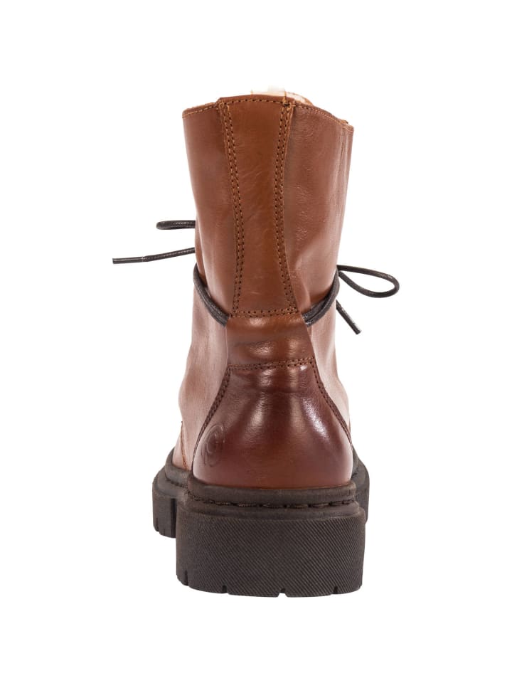 palado Schnürstiefeletten in Brown/Brown günstig kaufen