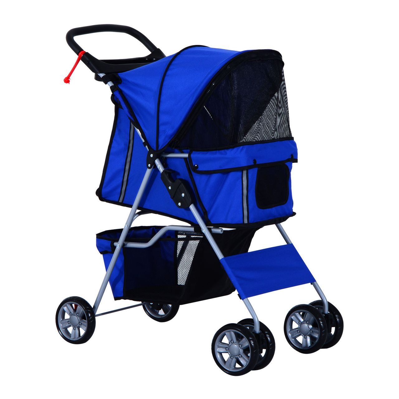 PawHut Hundewagen Hundebuggy Pet Stroller Hunde Buggy mit 4 Rolle in 4 Farben