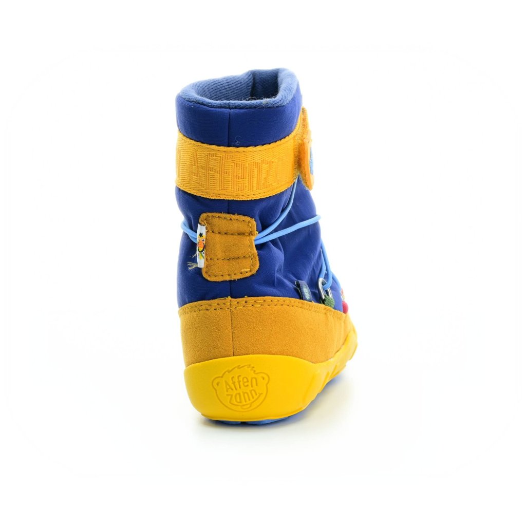 Affenzahn Schneestiefel Vegan Snowy Tukan Blau Winterbarfußschuhe