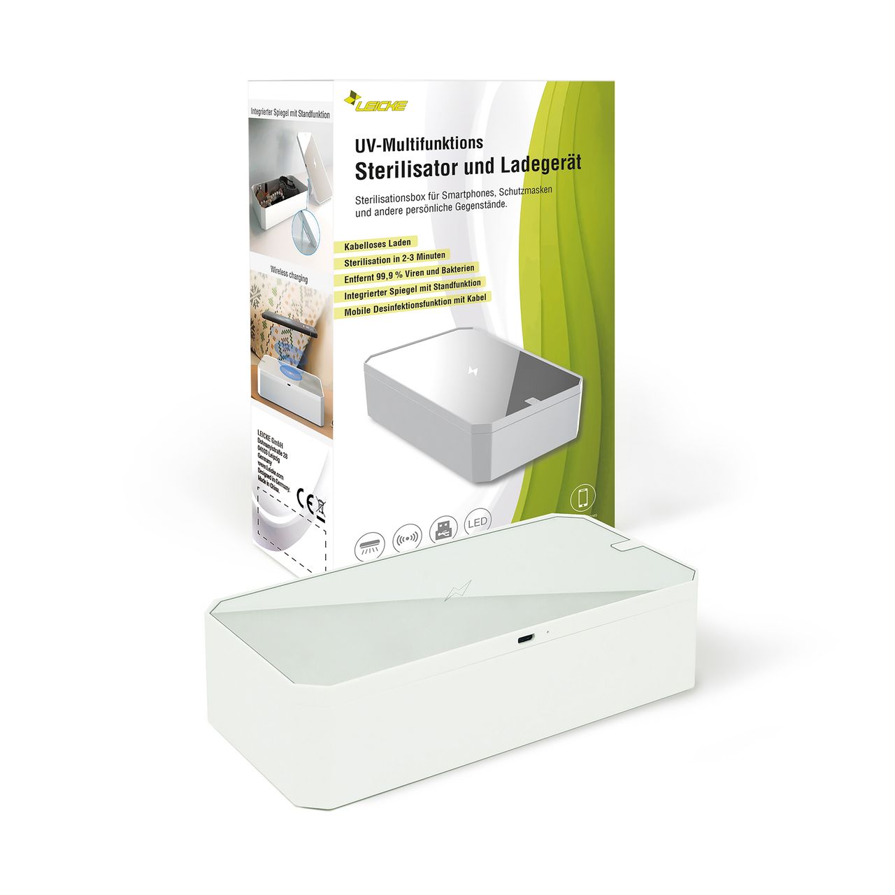 Leicke UV-Multifunktions-Sterilisator und Ladegeräte
