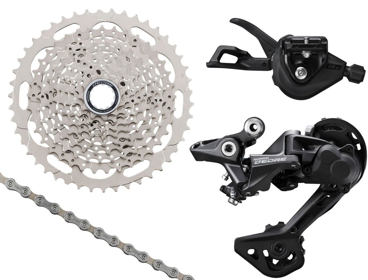 Shimano DEORE M4100 1x10-fach Upgrade-Kit 11-46 I-Spec EV kaufen | Bike-Discount