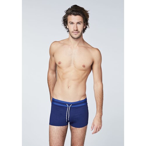 BOXER-BADEHOSE MIT ABGESETZEM BUND