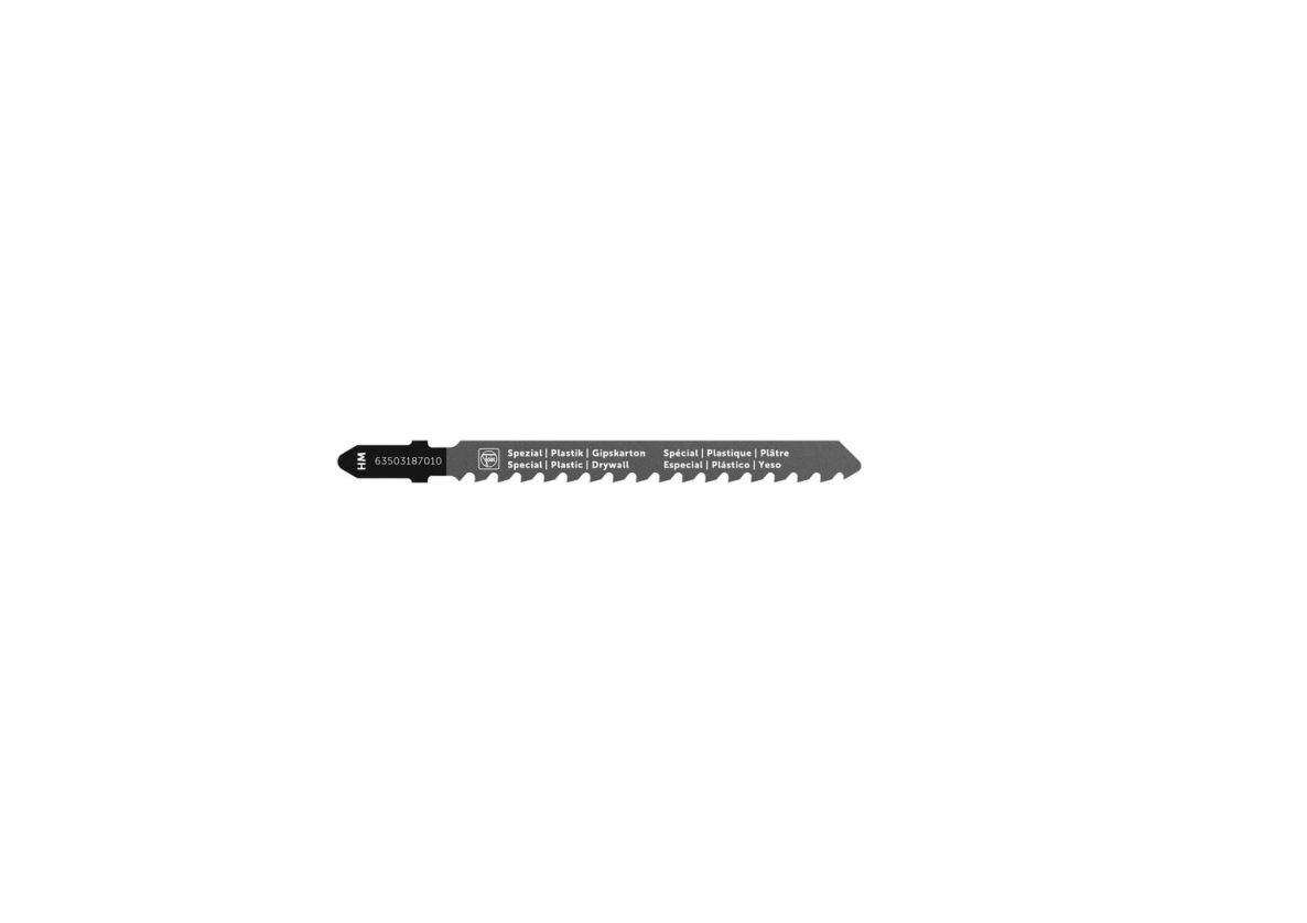 Lame de scie sauteuse Fein Accessories 63503187010 en métal HM 75T 4.3 SPDW SC