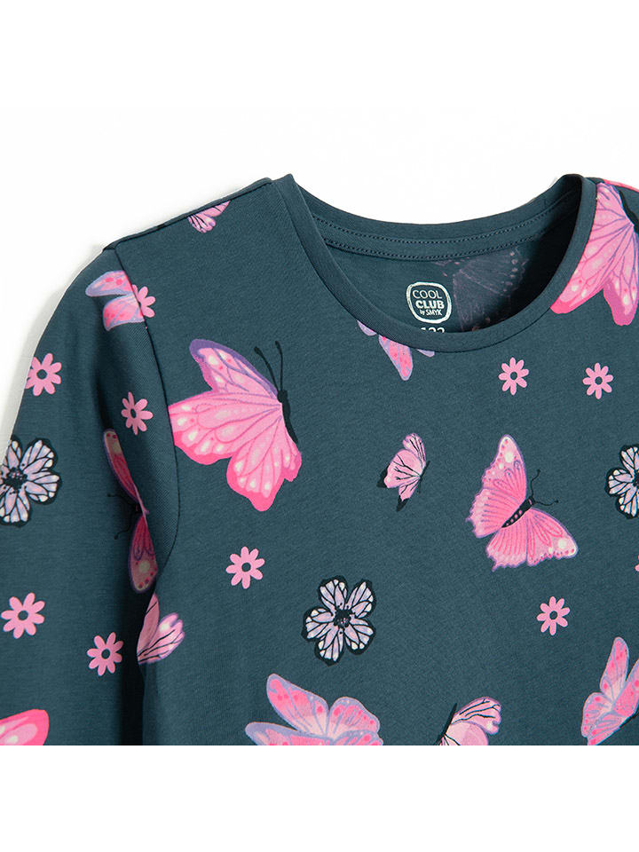 COOL CLUB Kleid in Dunkelblau/ Rosa günstig kaufen