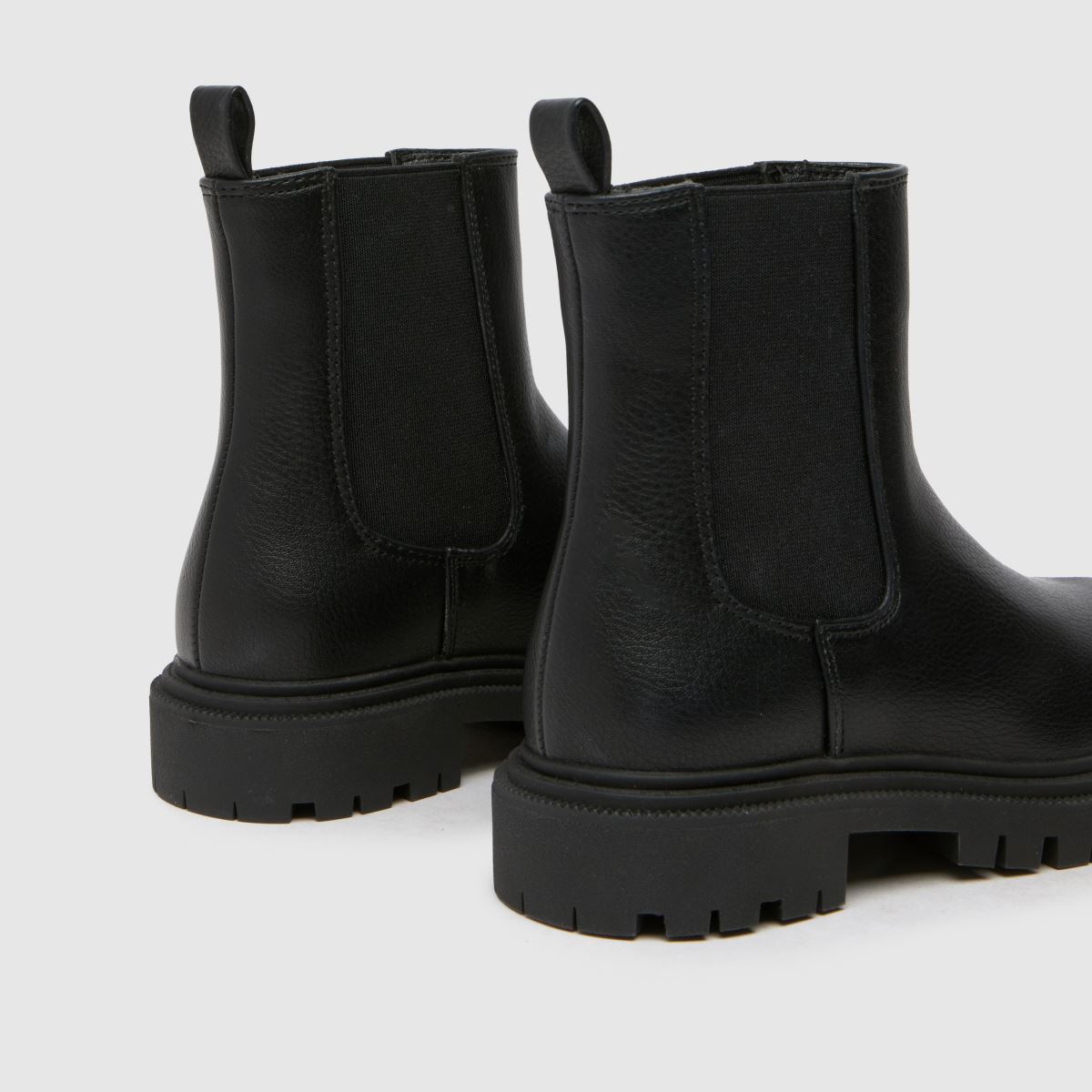 Schuh fekete click chunky chelsea lányka junior csizma