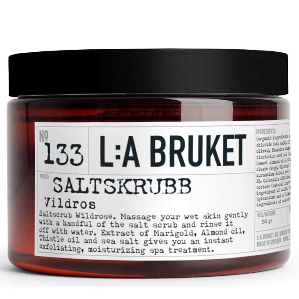 L:A BRUKET No. 133 Salt Scrub Wildrose 350 ml