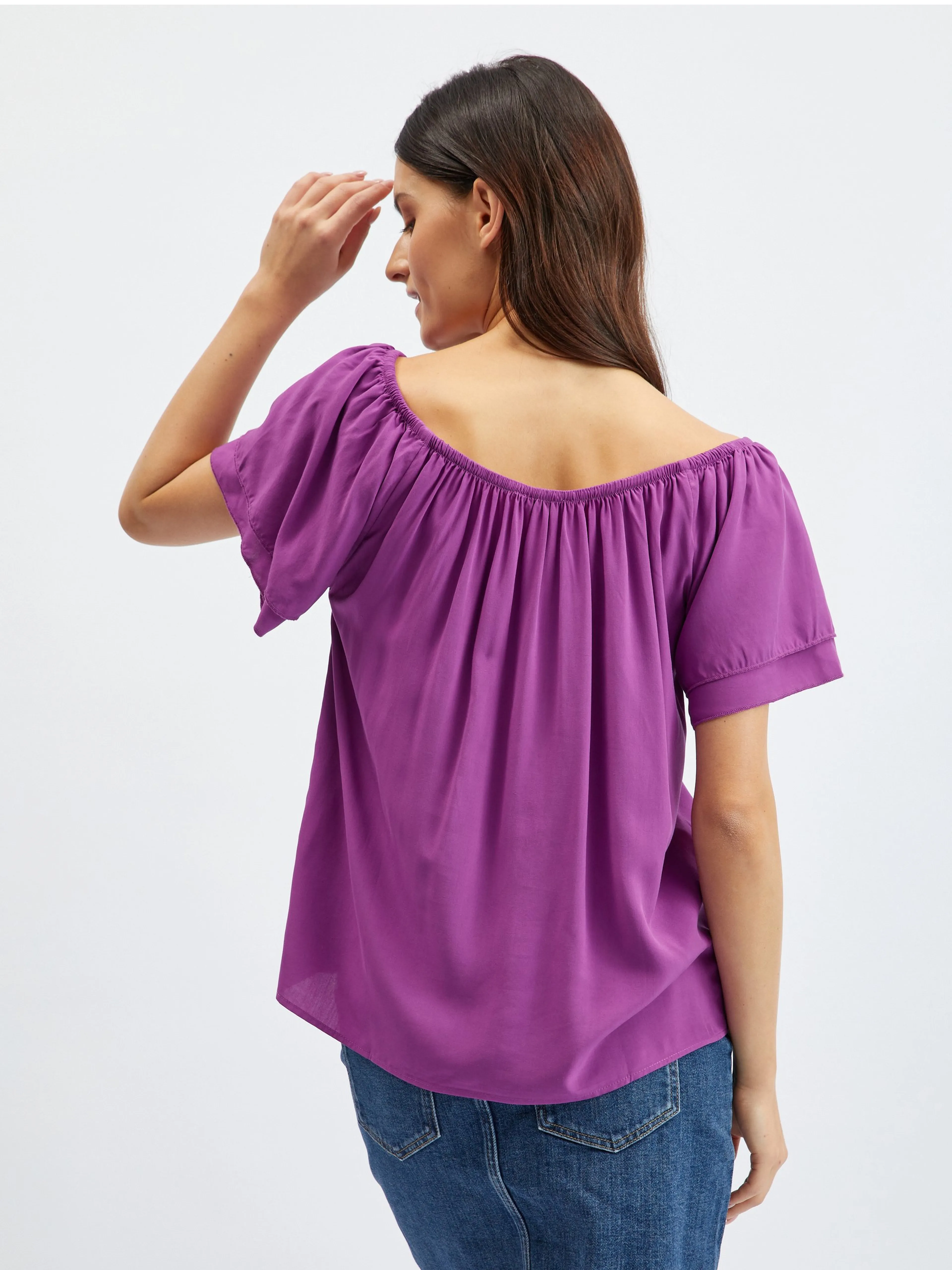 Lila Damenbluse ORSAY