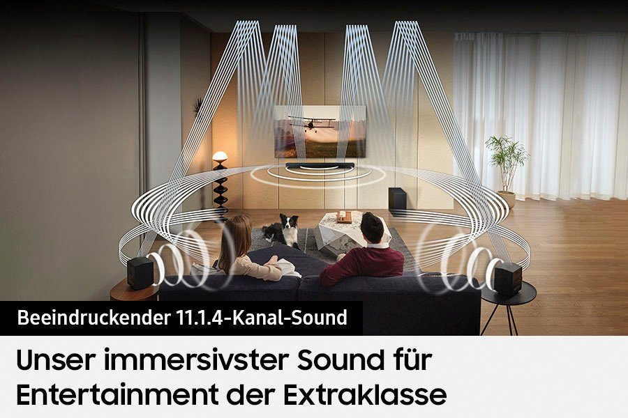 Samsung HW-Q995GC Soundbar (656 W, Gratis dazu:48 Mon.Garantie im Wert von 39,99€; 4.0.2 Rücklautsprecher)