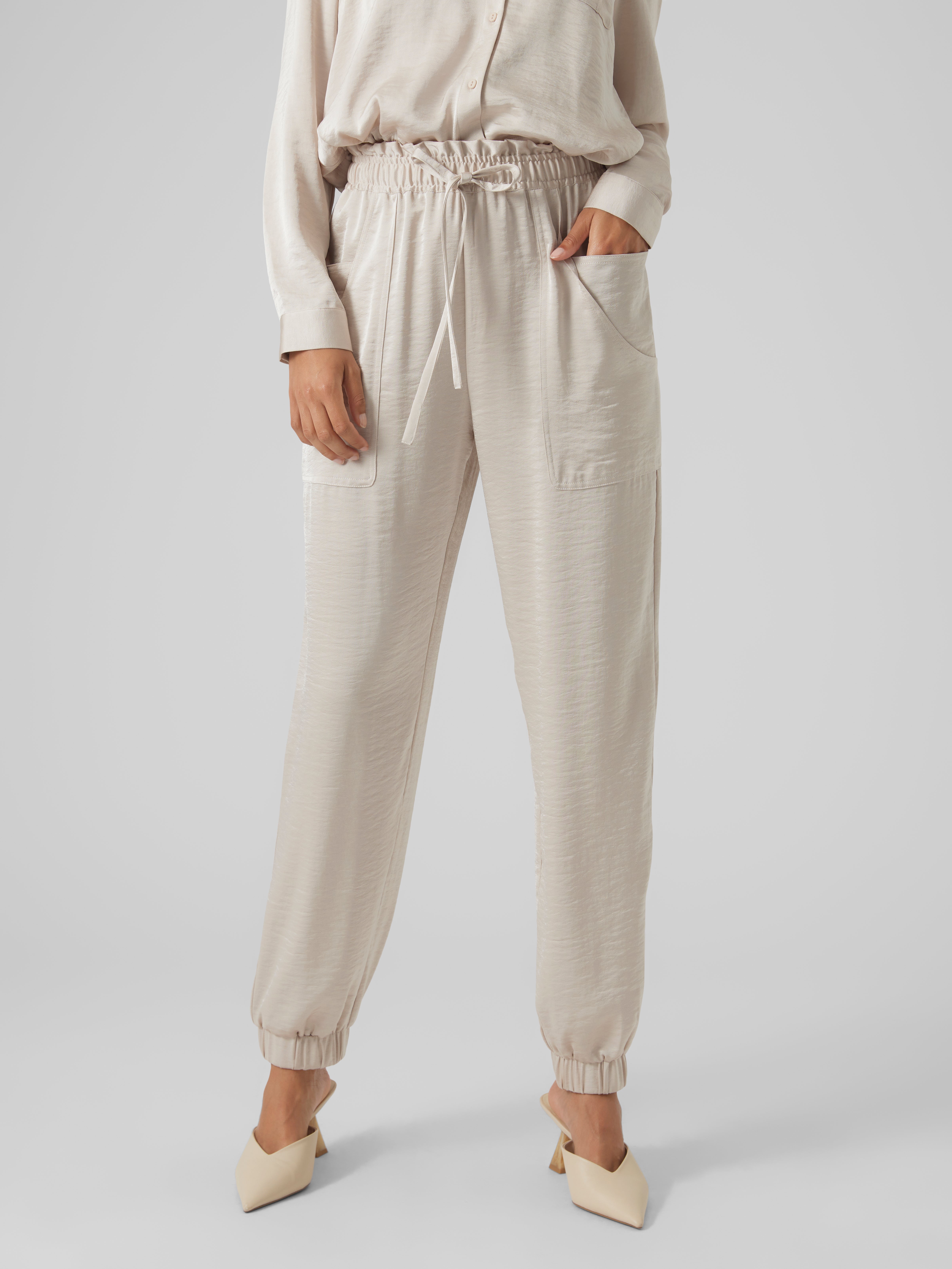 VMMARYS Hohe Taille Hose
