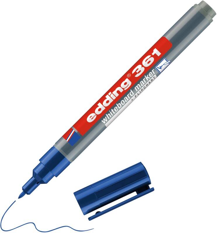 edding E-361 Whiteboard-Marker Blau Rundspitze 1 mm