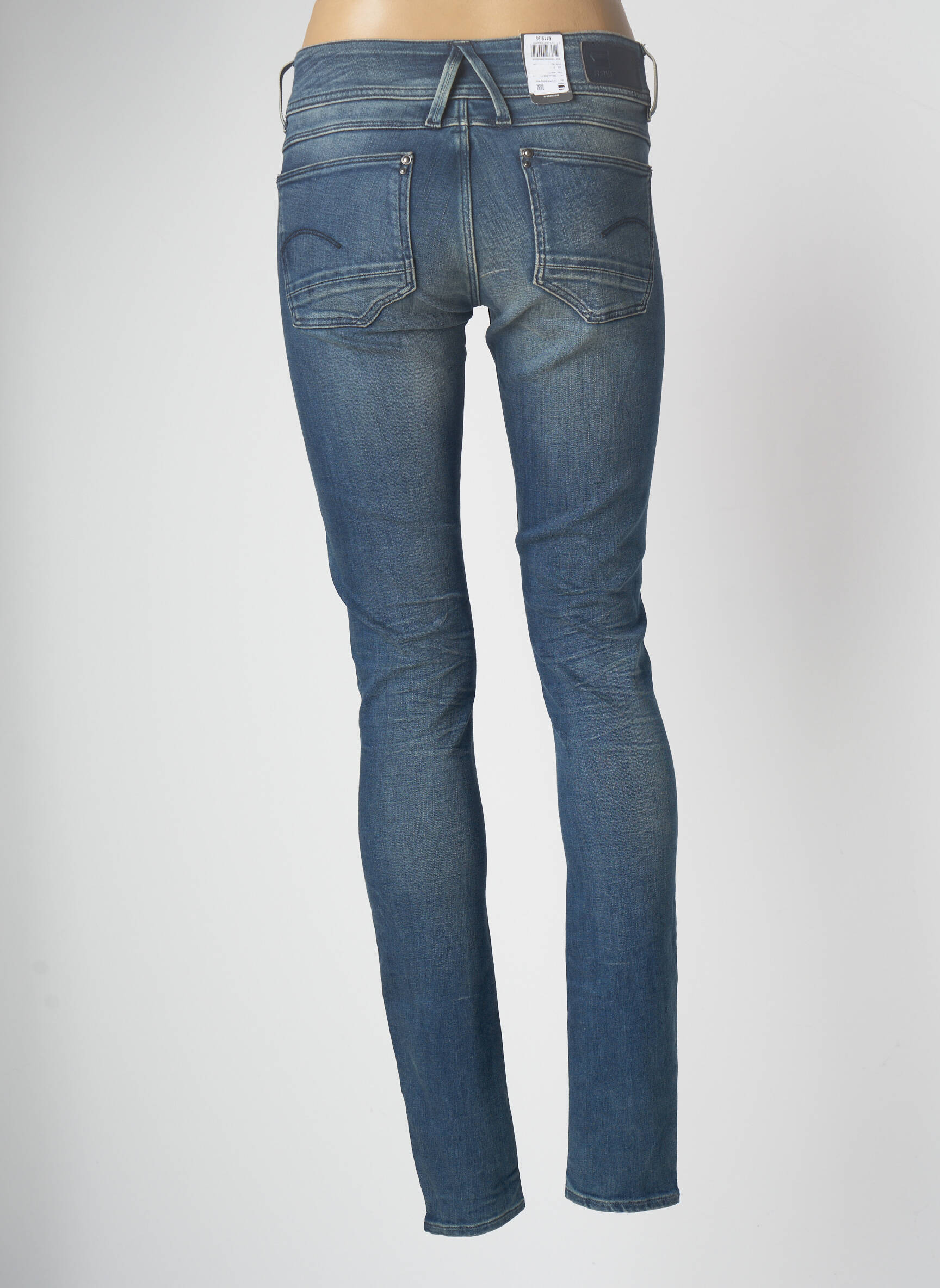G Star Jeans Skinny Femme couleur bleu