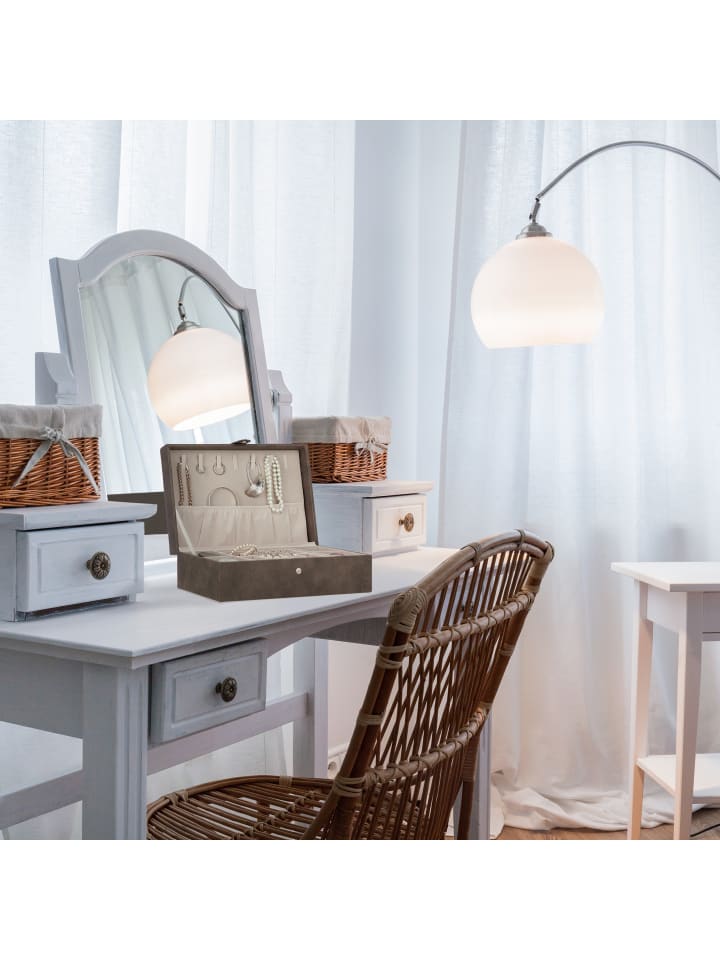 relaxdays Schmuckkästchen in Braun - (B)29 x (H)10 x (T)20 cm günstig kaufen onesize