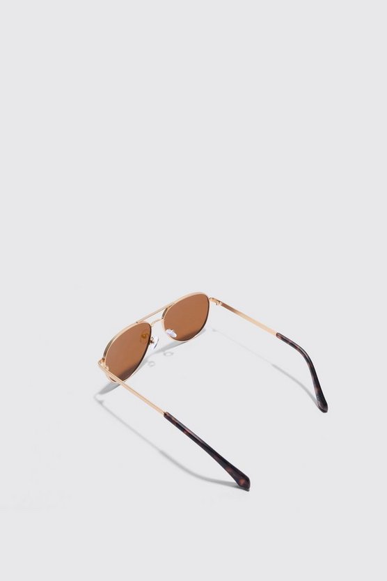 Matte Pilotenbrille