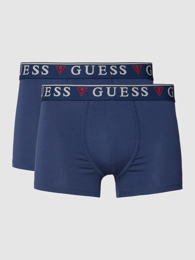 Trunks mit elastischem Bund Modell 'BRIAN HERO' im 3er-Pack in marineblau