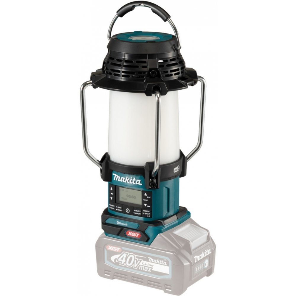Makita MR009GZ - Akku-Laternenradio - blau/schwarz Baustellenradio