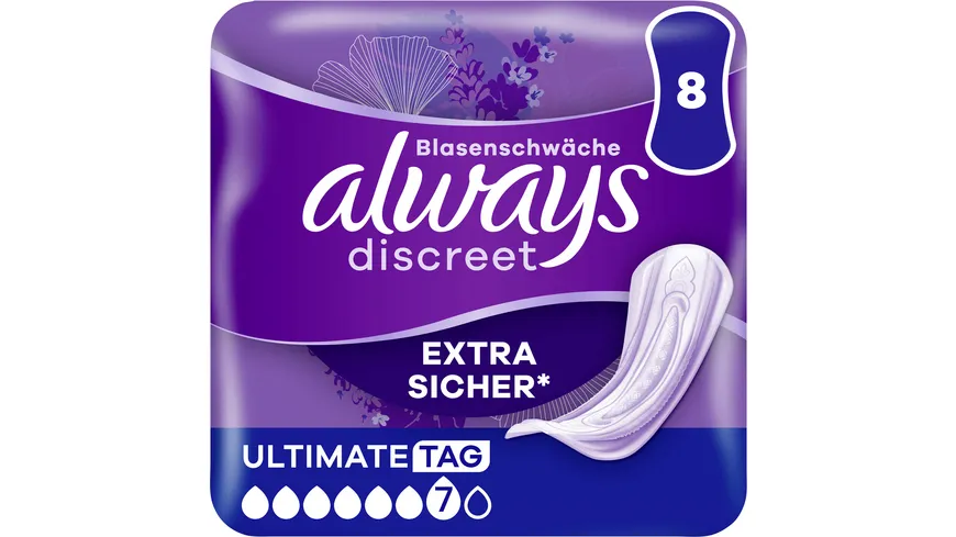Always Discreet Inkontinenz Ultimate Tag